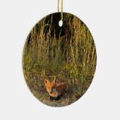 Fox Photo Ornament  セラミックオーナメント (右)