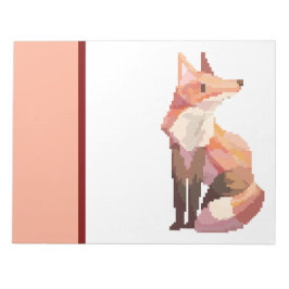 Fox, pixelart, Pixel Art ノートパッド