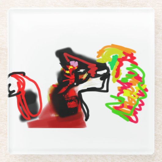 Fox playing now autumn  ガラスコースター (正面)