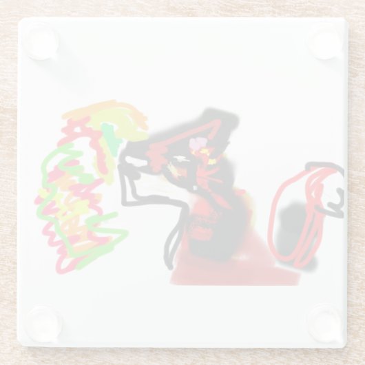 Fox playing now autumn  ガラスコースター (裏面)