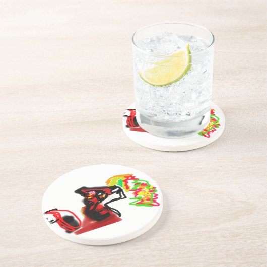 Fox playing now autumn コースター (側面)