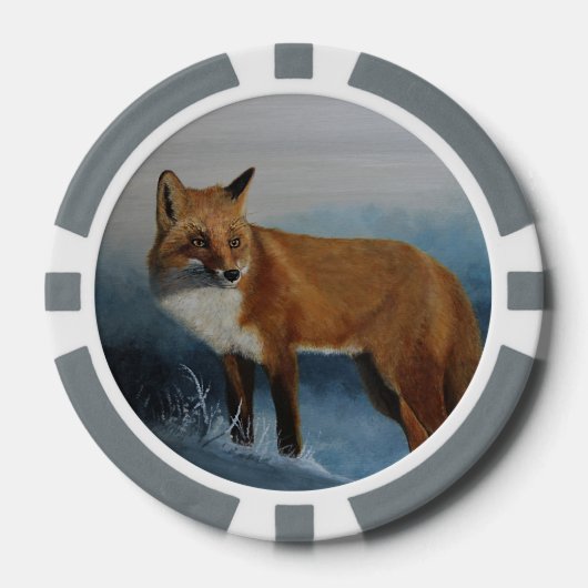 Fox Poker Chip ポーカーチップ (正面)