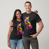 Fox Polygon Colourful Animal Animal Fox Tシャツ (ユニセックス)