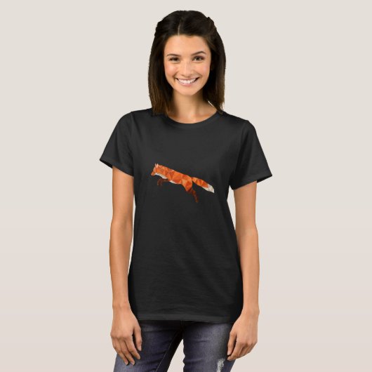Fox polygon hunter hunting 2 tシャツ (正面フル)