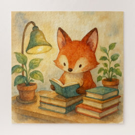 Fox Reading Nook ジグソーパズル