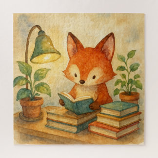 Fox Reading Nook ジグソーパズル