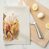 Fox Red Labrador Retriever Dog キッチンタオル (四つ折り)