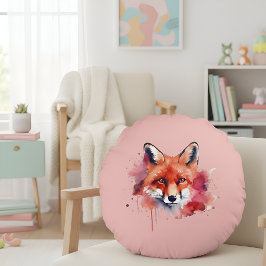 Fox Round Pillow ラウンドクッション