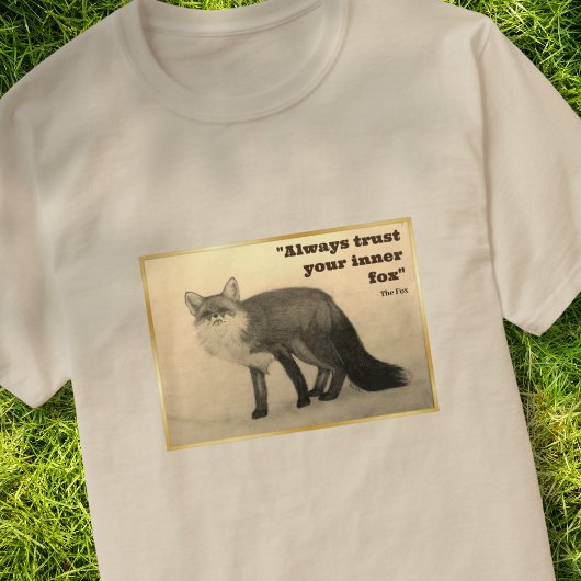 Fox Spirit Animal Original Art T-Shirt Tシャツ