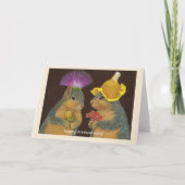 Fox squirrel anniversary card カード (正面)