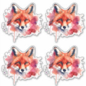 Fox Sticker シール (正面)