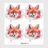 Fox Sticker シール (シート)
