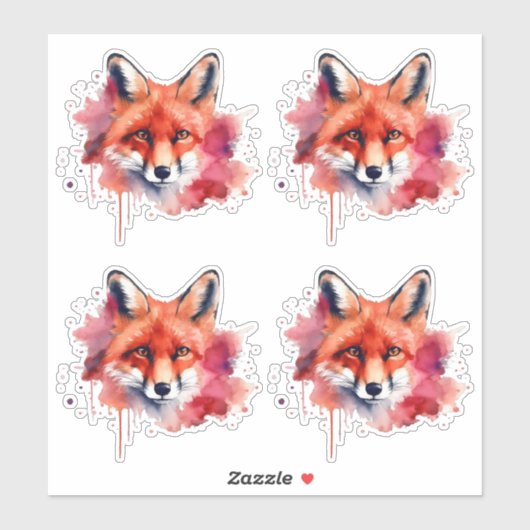 Fox Sticker シール (シート)