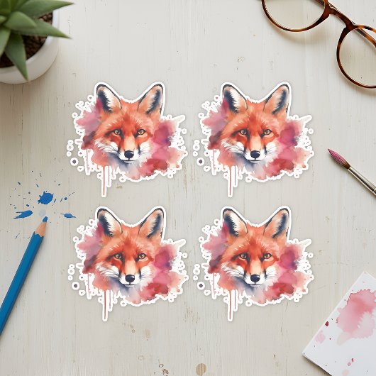 Fox Sticker シール