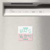 Fox Terrier Clean Dirty Dishwasher Magnet マグネット (インサイチュ (食洗機))