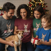 Fox Terrier Reindeer Tシャツ