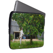 Fox Terrier The Leap, Laptop Sleeve ラップトップスリーブ (正面右)