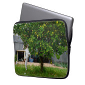 Fox Terrier The Leap, Laptop Sleeve ラップトップスリーブ (正面左)