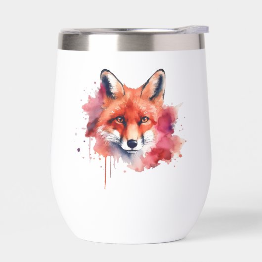 Fox Thermal Wine Tumbler (左面)