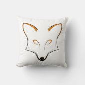 Fox Throw Pillow クッション (正面)