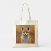 fox Tote bag. Beautiful fox design トートバッグ (裏面)