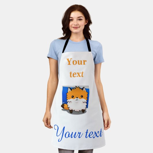 Fox, vos エプロン (着用した状態)