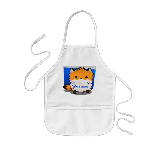 Fox, vos 子供用エプロン (正面)