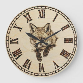 Fox Wall Clock ラージ壁時計