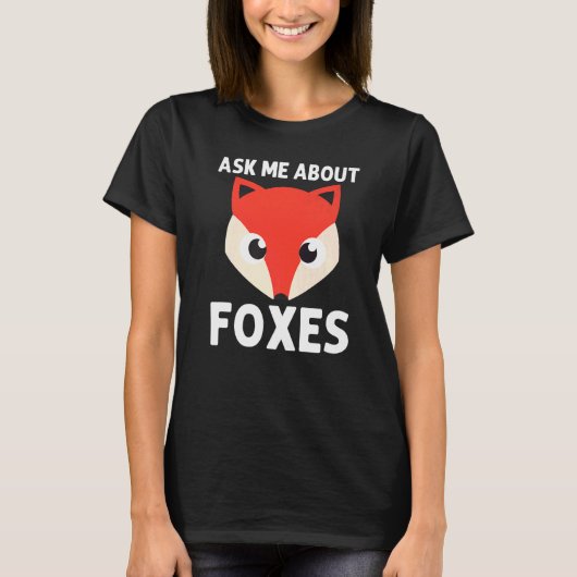 Fox Wild Animal Fox Men Women Boys Girls Kids Tシャツ (正面)