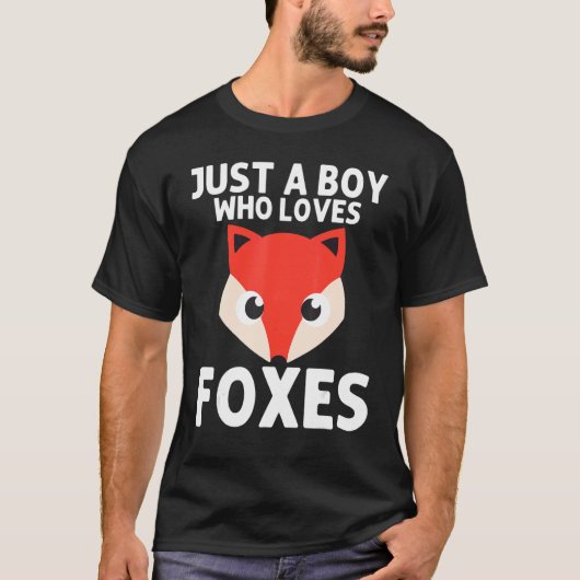 Fox Wild Animal Fox Vixen  Boys Men Wildlife Tシャツ (正面)