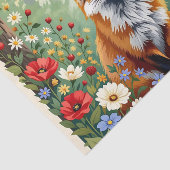 Fox Wildflower Forest Illustration 薄葉紙 (詳細)