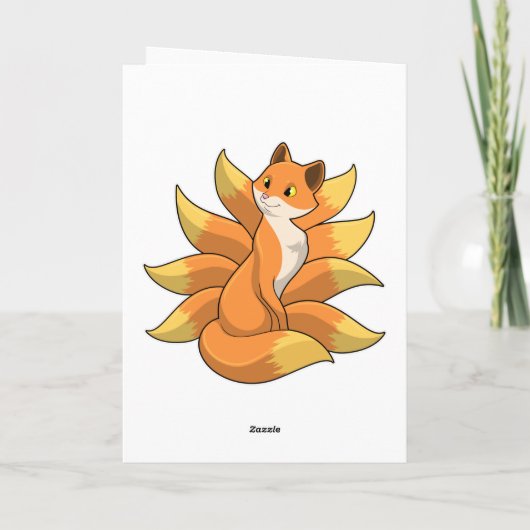 Fox with 9 Fox tails カード (裏面)