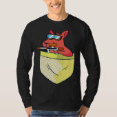 Fox With Marker In The Chest Pocket  Fox Paintball Tシャツ (正面)