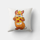 Fox with Pizza クッション (裏面)