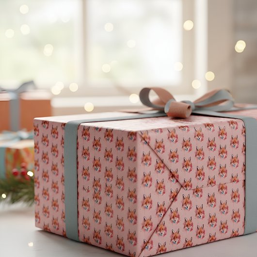 Fox Wrapping Paper ラッピングペーパー