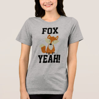 FOX YEAH! 面白Tシャツ トライブレンドＴシャツ