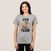 FOX YEAH! 面白Tシャツ トライブレンドＴシャツ (正面全面)