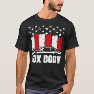 Foxbodyアメリカ旧筋肉最大馬力 Tシャツ