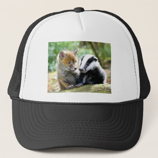 Foxcub & Badger Cute! キャップ (正面)