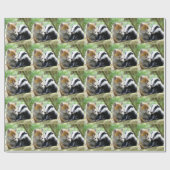 Foxcub & Badger Cute! ラッピングペーパー (フラット)
