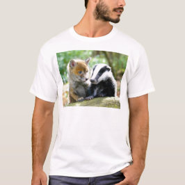 Foxcub & Badger Cute! Tシャツ