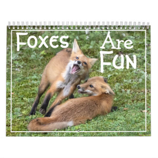 Foxes Are Fun Calendar カレンダー