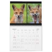 Foxes Are Fun Calendar カレンダー (3月 2026)