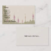 Foxgloveの庭の名刺 名刺 (正面/裏面)