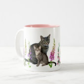 Foxgloveの猫 ツートーンマグカップ (正面左)
