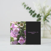 Foxgloveはがき ポストカード (スタンド正面)