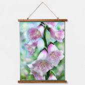 Foxgloveダリアフローラガーデンフラワーフラワーフラワーフラワーズ 吊り下げ型タペストリー (正面2)