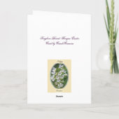 Foxglove Beardtongueイースターカード シーズンカード (裏面)