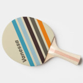 Foxglove Rust Angled Striping with Name 卓球ラケット (横)