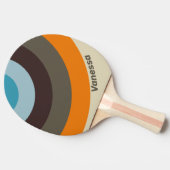 Foxglove Rust Circle Stripe with Name 卓球ラケット (横)